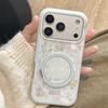 Summer Floral Cat Stand for iPhone 17/16 Pro Max/15/14 - New Model