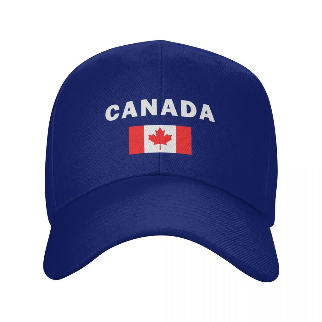 Custom Punk Unisex Canada Flag Baseball Cap Adult Adjustable Dad Hat for Unisex Women Hip Hop Snapback Hats