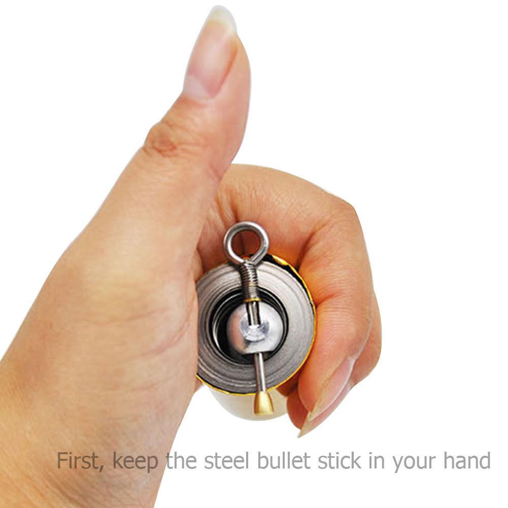 Gold Portable Steel Metal Magic Pocket Staff Outdoor Sport Magical Wand