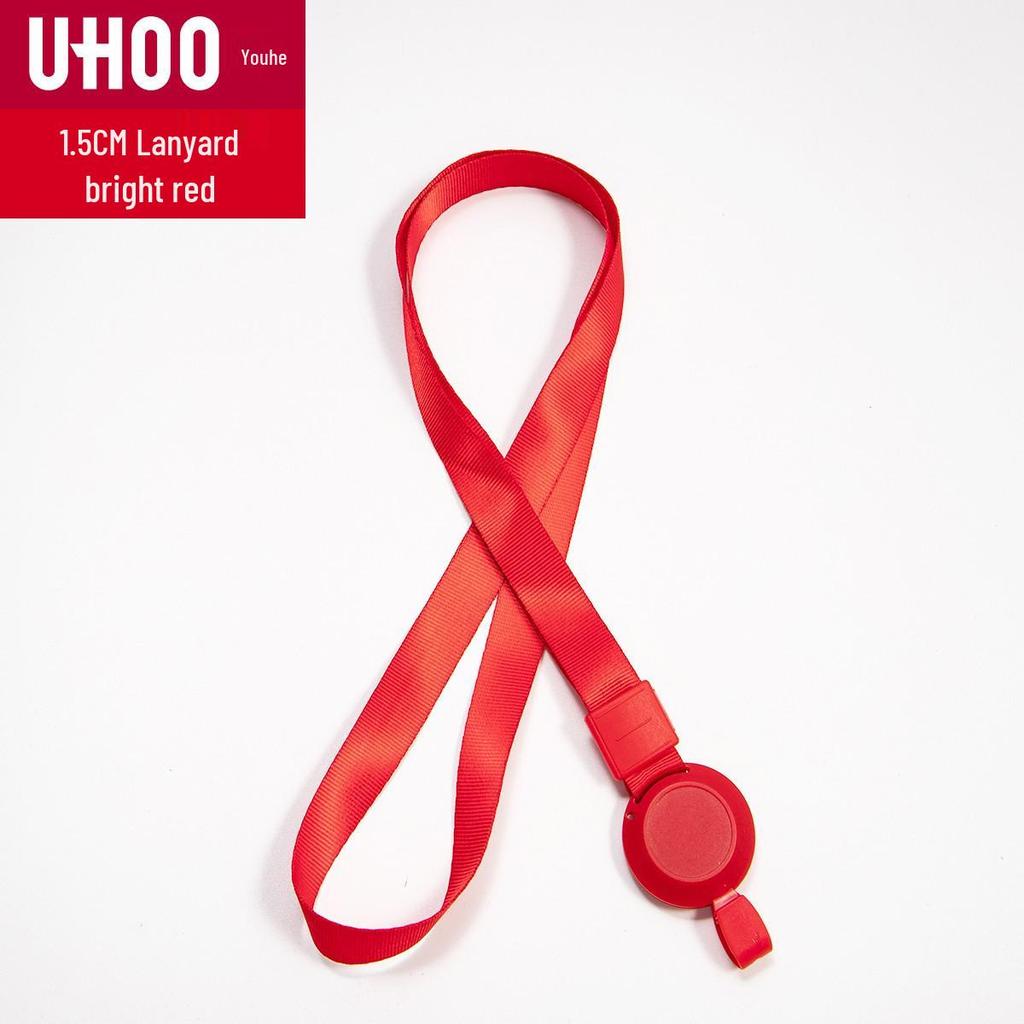 Youhe Retractable Badge Holder Lanyard with Safety Buckle and Customizable ID Card Holder