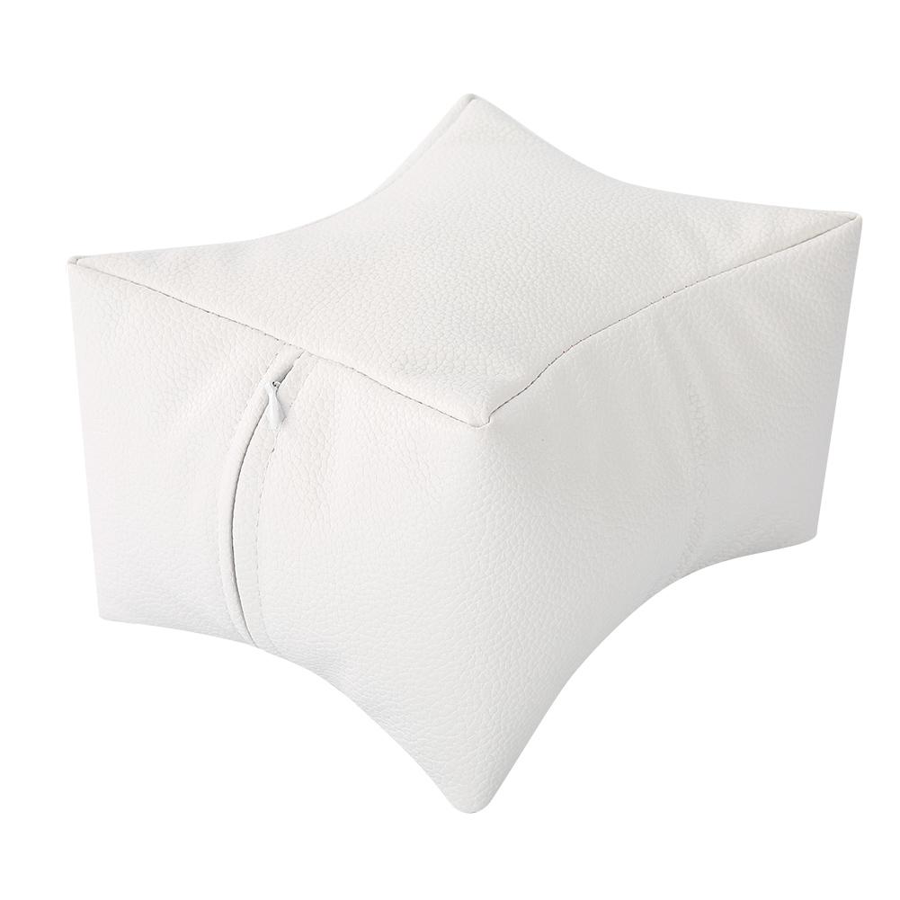 Nail Art Table Hand & Foot Pillow Soft PU Arm Rest Salon Manicure Nail Care Pillow White