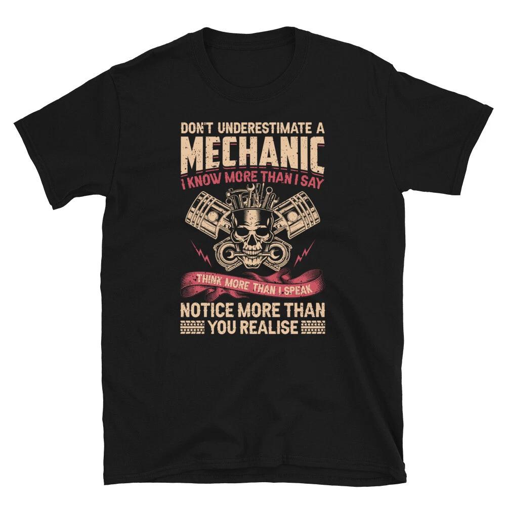 Mechanica Motorcycle Rider T-Shirt 4XL