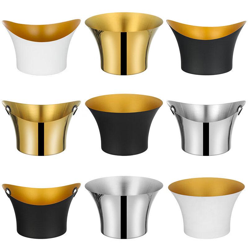 Green Umbrella Stainless Steel Champagne Ice Bucket