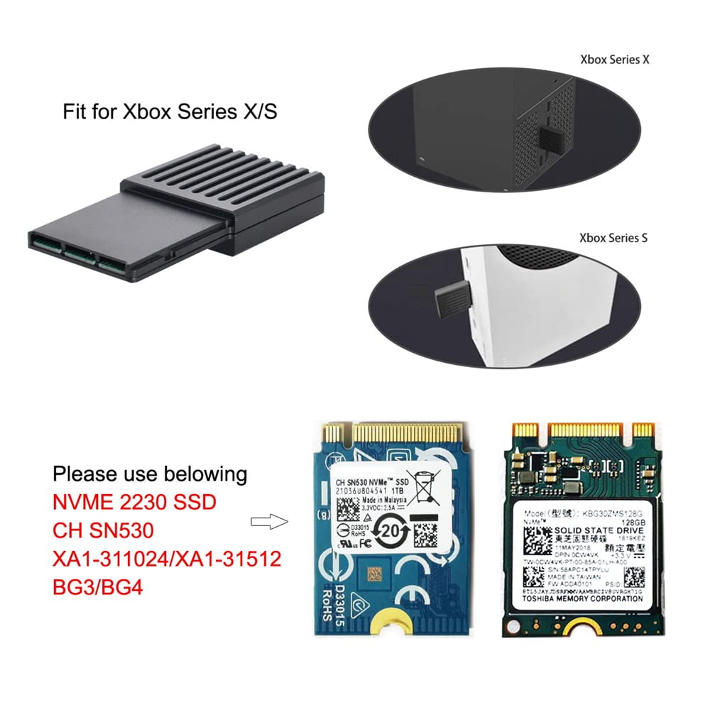 NFHK To NVMe 2230 Adapter CFE for XBOX Series CH SN530 SSD Expansion Memory Card CF-Express Type-B M.2 M-Key X&S PCIe4.0