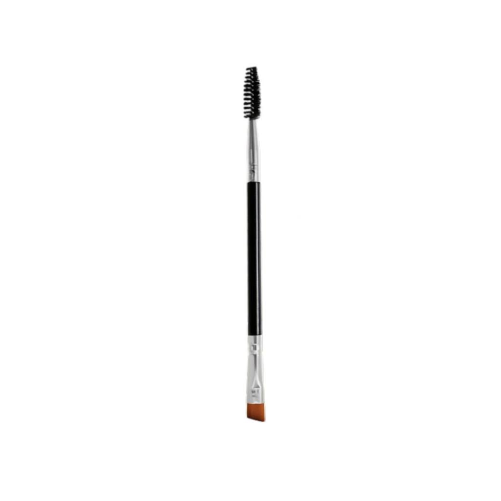 UPLUS Multifunctional Dual-Ended Eyebrow and Lash Makeup Brush, Angled Spiral Brush, 1 pack