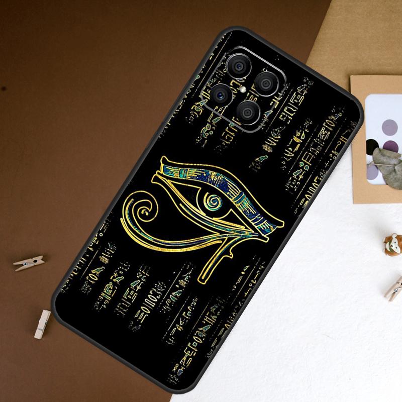 Sacred Eye of Horus Egypt Fresco Case For Honor X9a X8a X6a X7a X9b X7 X8 X9 8X Cover For Honor Magic 5 6 Pro 50 70 90 Lite