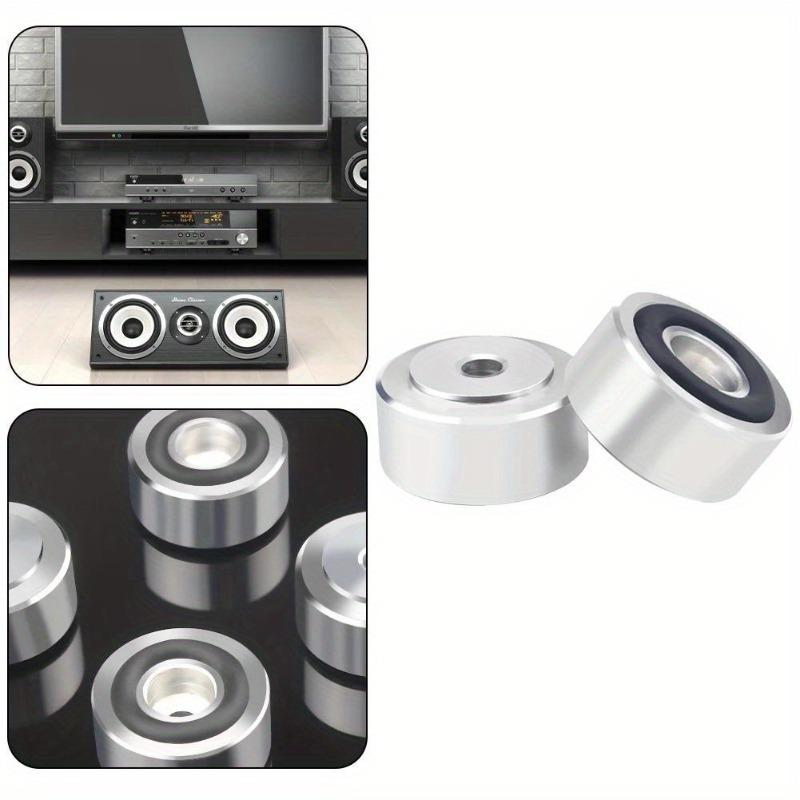 4Pcs Speaker Spikes Stand Feet Pad Aluminum Alloy Speaker Isolation Stand Feet Pad Speaker Feet Pad For Speaker