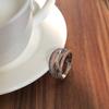 925 Sterling Silver Simple Splicing Rings New Fashion Sparkling Zircon Fine Jewelry Elegant Wedding Party Accessories For Women