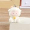 Flocked Zodiac Animal Pals Creative DIY Decoration for Bags Keychains Home Decor Cute Plush Charm Ornament Gift