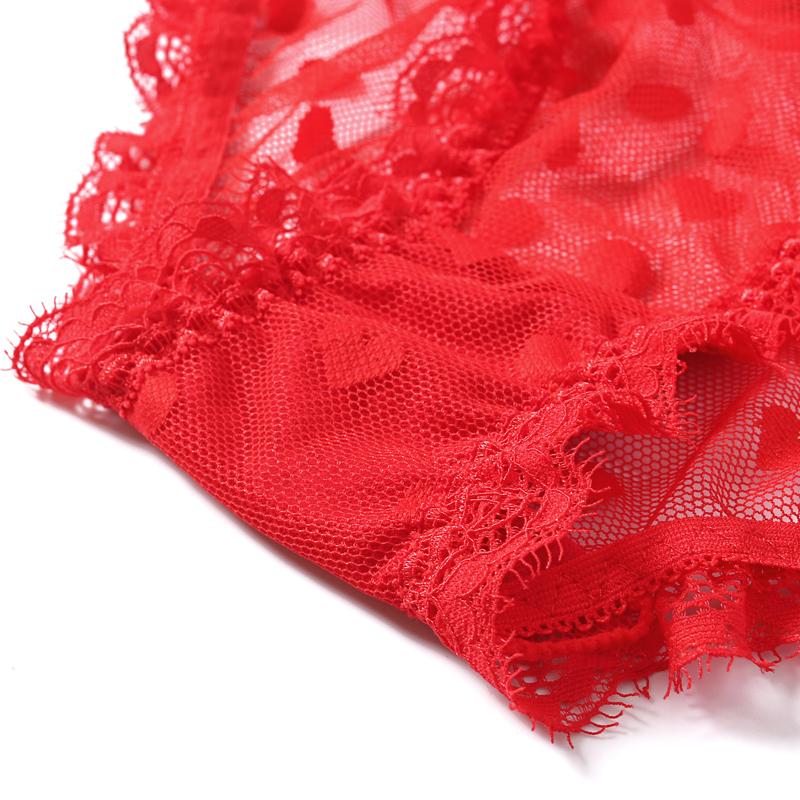 TERMEZY High Waist Amazing Mesh Panties Lace Sexy Underwear Women Transparent Hollow Out Lingerie Bow G Strings Intimates