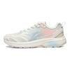 Li Ning Fuyiao Stof Synthetisch Leer Schokabsorberend Antislip Ademend Laag Uitgesneden Hardloopschoenen Dames sneaker Lichtblauw Roze ARXT014-8