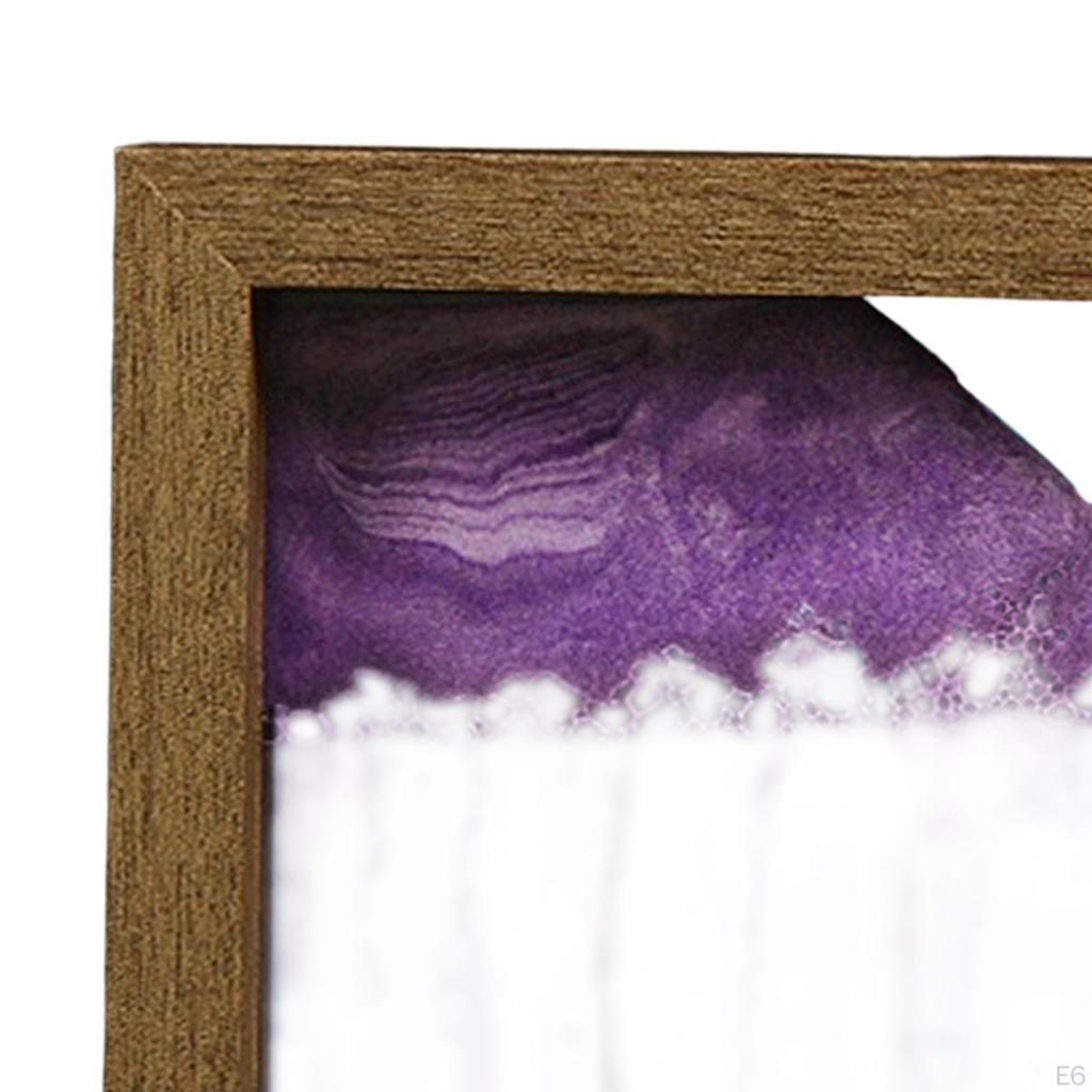Art Picture Home Decor Decoration Liquid Hourglass Ornament Sandscapes Crafts Flowing Sand Painting