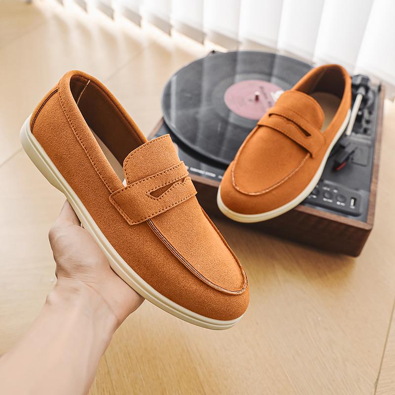 Men's Slip On Loafers Lightweight Breathable Comfort Walking Shoes Non Slip Soft Sole Casual Daily Wear 2025 New Hot Sale