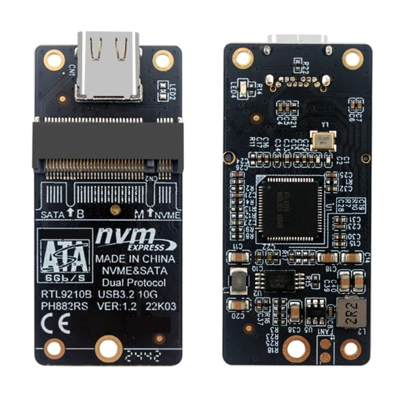 NVMe-Solid-Disk-Adapter mit Aluminiumkühlung Sofortige Einrichtung für den Anschluss einer externen Festplatte
