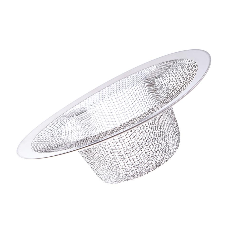 Stainless Steel Shower Colander Hair Dirt Catcher Bathroom Strainers Water Sink Filter Drain