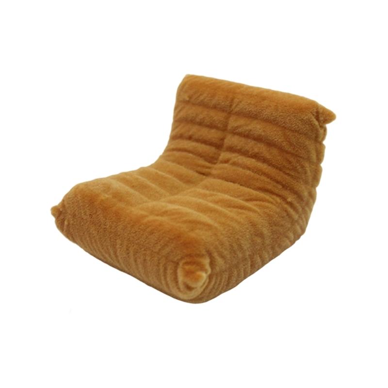 

Miniature Single Sofa Model Couch Figurine 1/12 Scale Realistic Dollhouses Furniture For Kids Creative Pretend Play Game коричневий