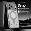 Custodia Magnetica per Telefono con Motivo a Nido d'Ape Per iPhone 17 Pro Max 16 15 14 13 Pro Max Cover Bumper Ibrida TPU+PC Antiurto