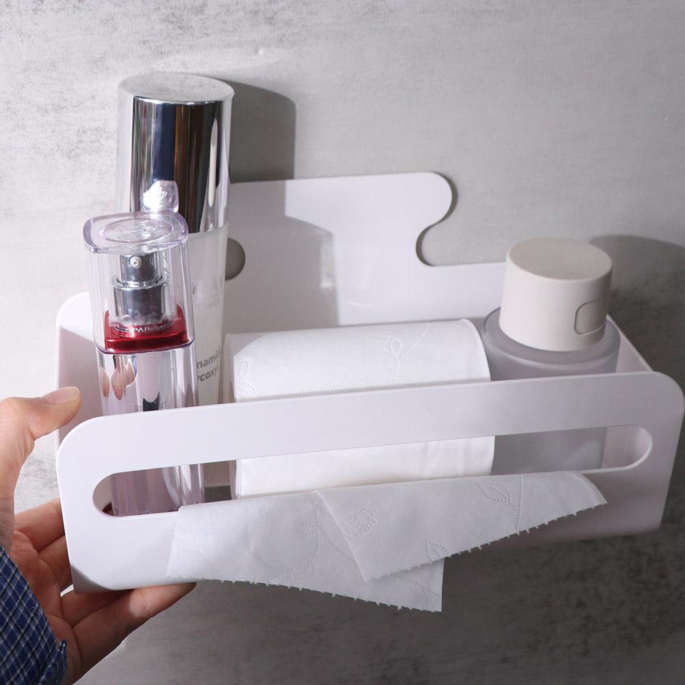 Wall Mounted Magnetic Storage Box Punch Free Refrigerator Organizer Tissue Dispenser  for Wipes