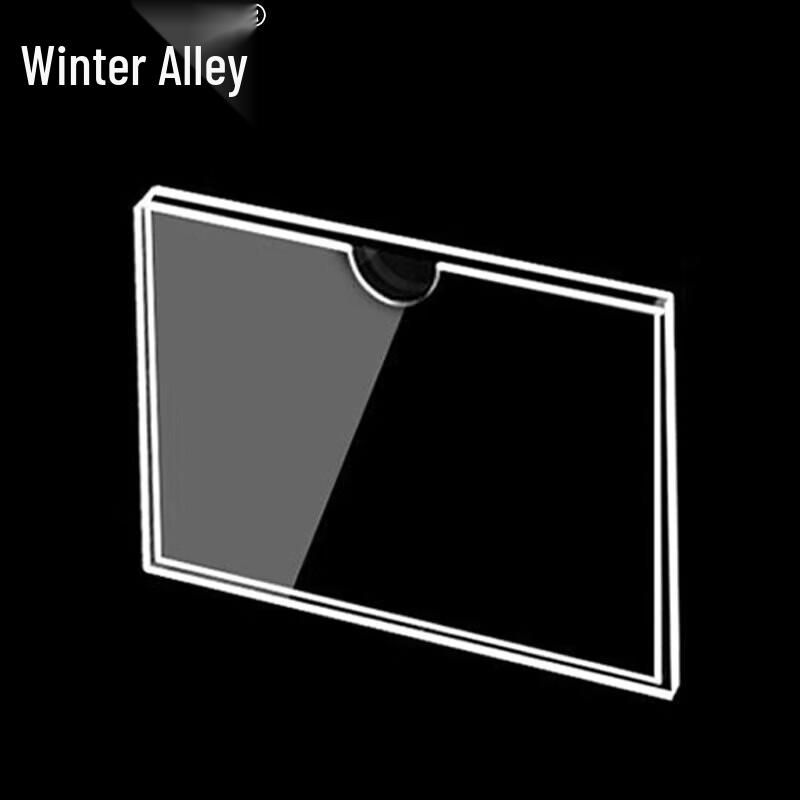 Acrylic Desk Photo & Card Holder