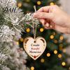 Christmas Gift Ideas 24 Days of Love Advent Calendar 2026, Pcs 2D Flat Acrylic Hanging Tree Decorations Heart Ornaments Countdown with Heartfelt