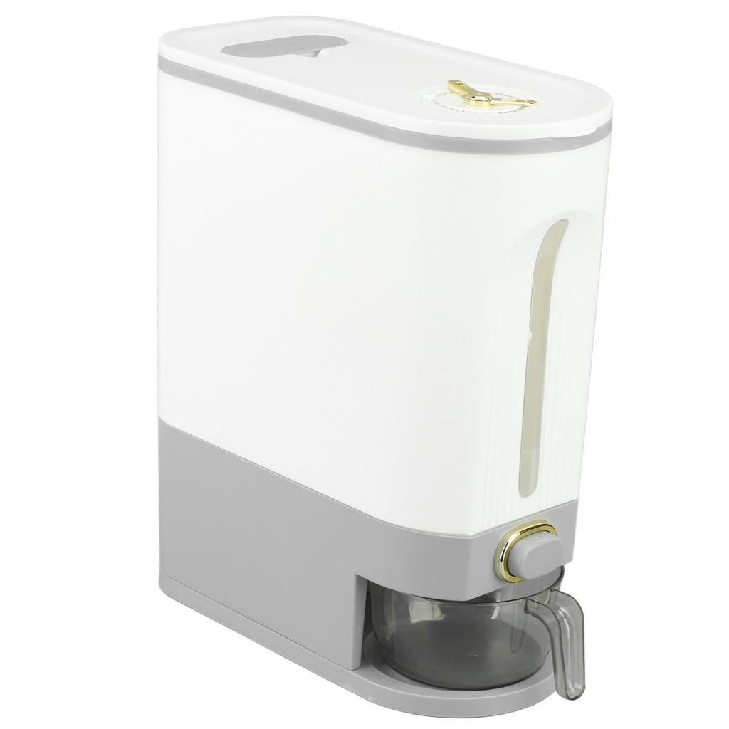 Reisspender Transparent Versiegelt Drucktyp Getreidelagerbox Reisaufbewahrungsbehälter für die Küche