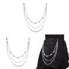 Punk Metal Chain Belt For Men And Women Summer Fashion Accessory With Spring Multilayer Design