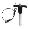 Quick Release Pin Button Type T Handle Safety Pin Stainless Steel Ball Locking Pin with Lanyard Cable Easy To Use