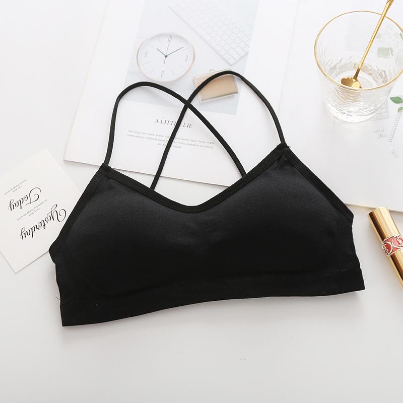 Spicy Girl Back Cross Strap Camisole with Chest Pads - Strapless, Backless, Wear as Base Layer or Outerwear