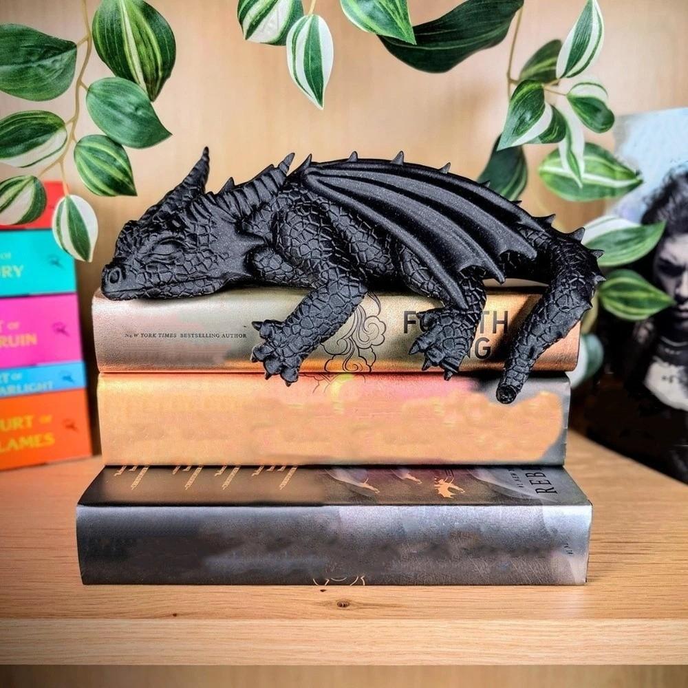 Resin Dragon Sculpture Western Fantasy Desktop Ornament Decorative Dragon Statue  Home Decor