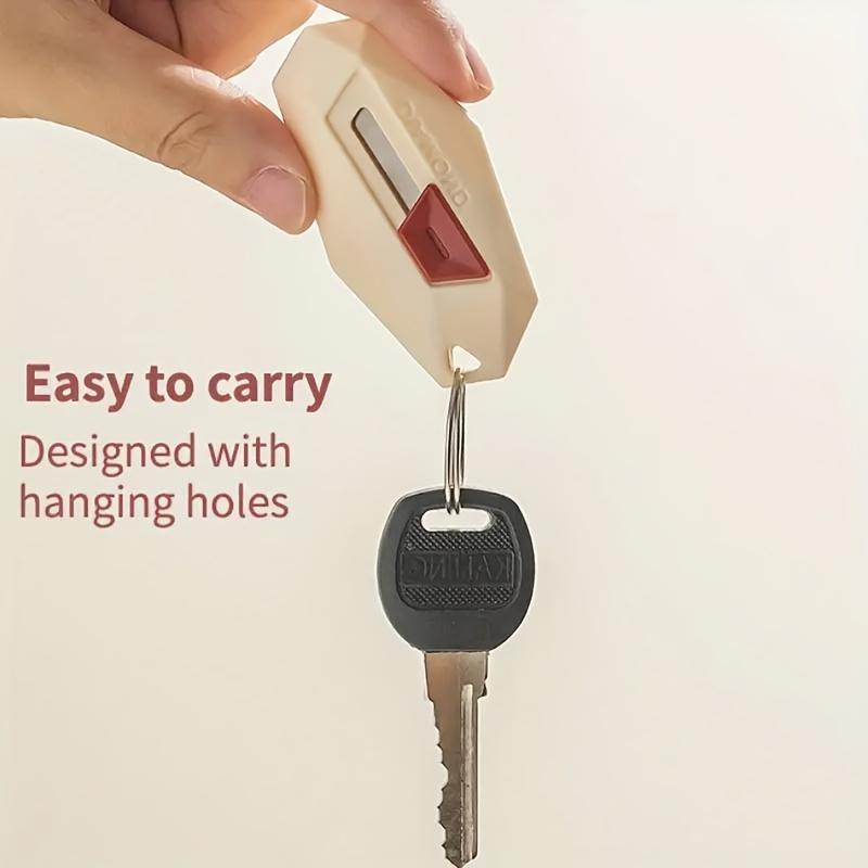 Diamond Design Unbox Knife Safety Round Head Cutter Magnetic Carton Box Cutter for Opening Package Letter Utility Knife