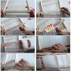Ayasee Wooden Weaving Loom, Multi-Craft Weaving Frame to Handcraft for Kids and Beginners, 15.7 x 11.8in/ 40 x 30cm