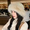 Autumn and Winter New Hat Women's Imitation Mink Bucket Hat Winter Warm Plush Thickened Mongolian Hat