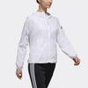 Adidas Laufjacke mit Kapuze Webjacke Damenjacke Weiß DM5256