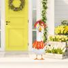 1 Set Lawn Goose Outfits Halloween Christmas Easter Independence Day Valentine's Day Festival Outdoor Yard Paty Goose Statue