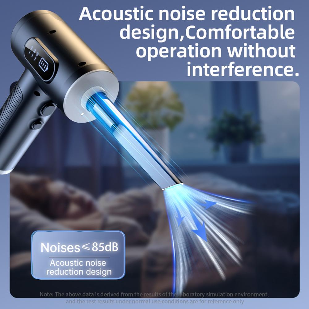 69000Pa Wireless Air Duster Dust Blowing Gun USB Compressed Air Blower Cleaning For Computer Laptop Keyboard Camera Car