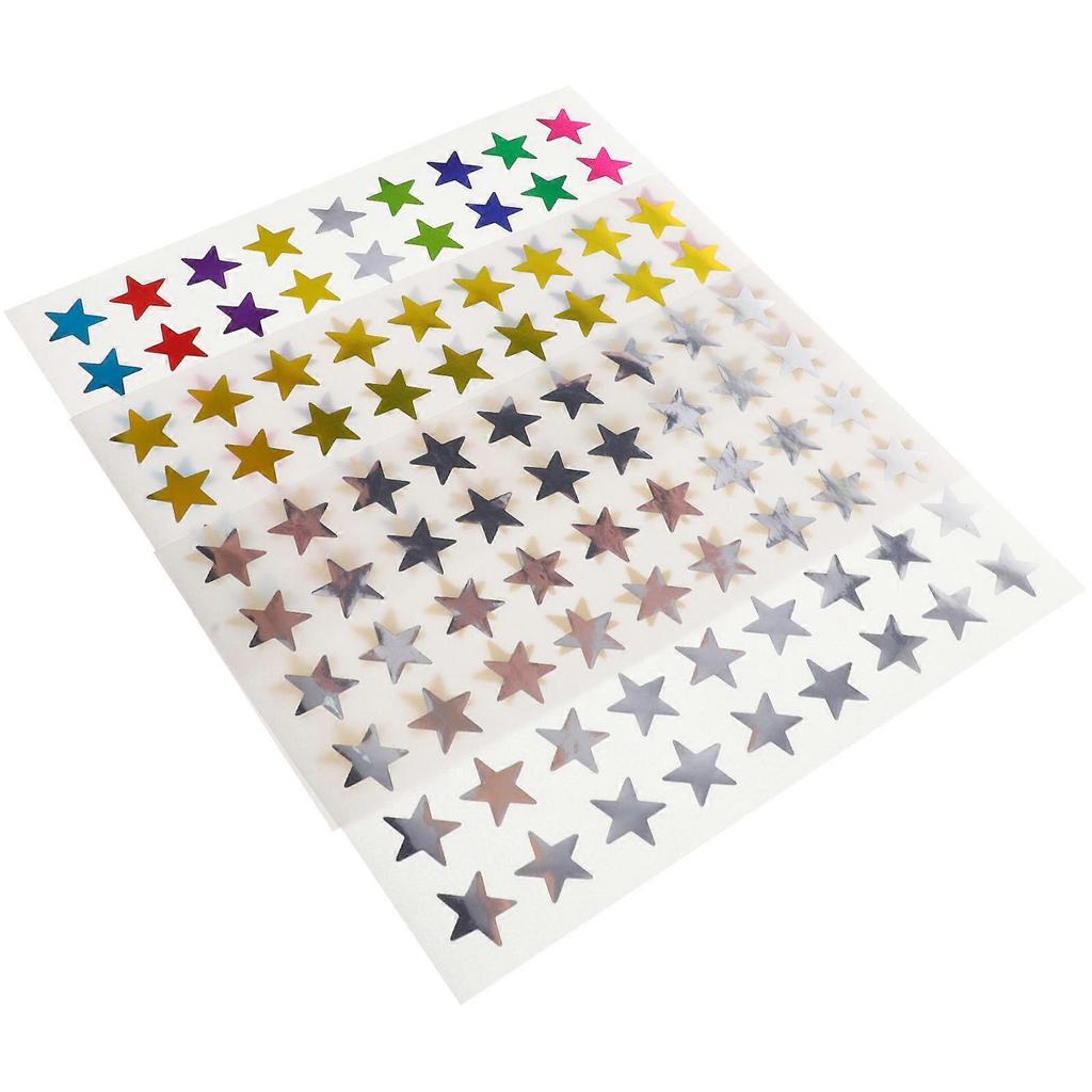 Multifunktionale Cartoon-Sternaufkleber zur Dekoration für Kinderpartys und Büros, 15 x 12 x 0,1 cm, 30 Blatt