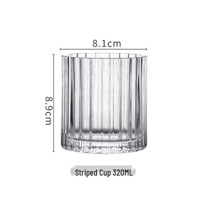 ZISIZ European Style Crystal Whiskey & Beer Glass