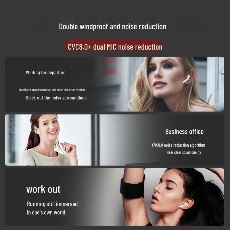 Lenovo H12 True Wireless AI Bluetooth Earbuds