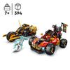 LEGO NINJAGO 71864 Kai and Cole's Combined Vehicles - Ninja Car Toy for 7 Year Olds