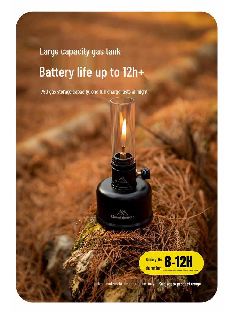 Twelve-Sided Outdoor Camping Gas Canister for Lighting & Atmosphere