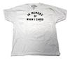 Hot Topic Mens In Memory of When I Cared Funny White T-Shirt NWT XS-L