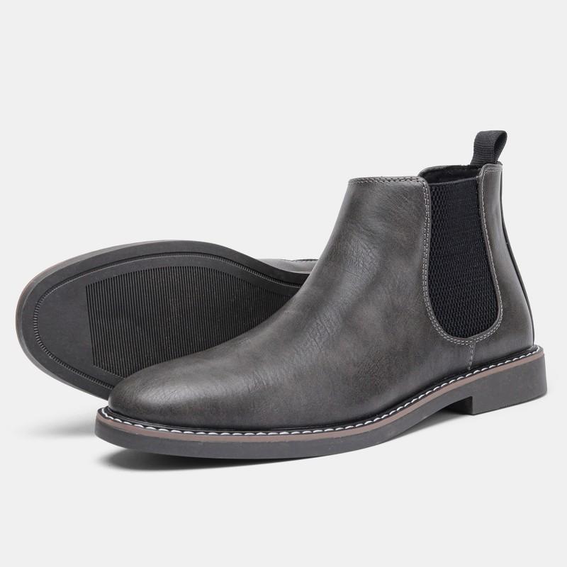 

Chelsea boots men brand comfortable fashion ankle Men Boots 40