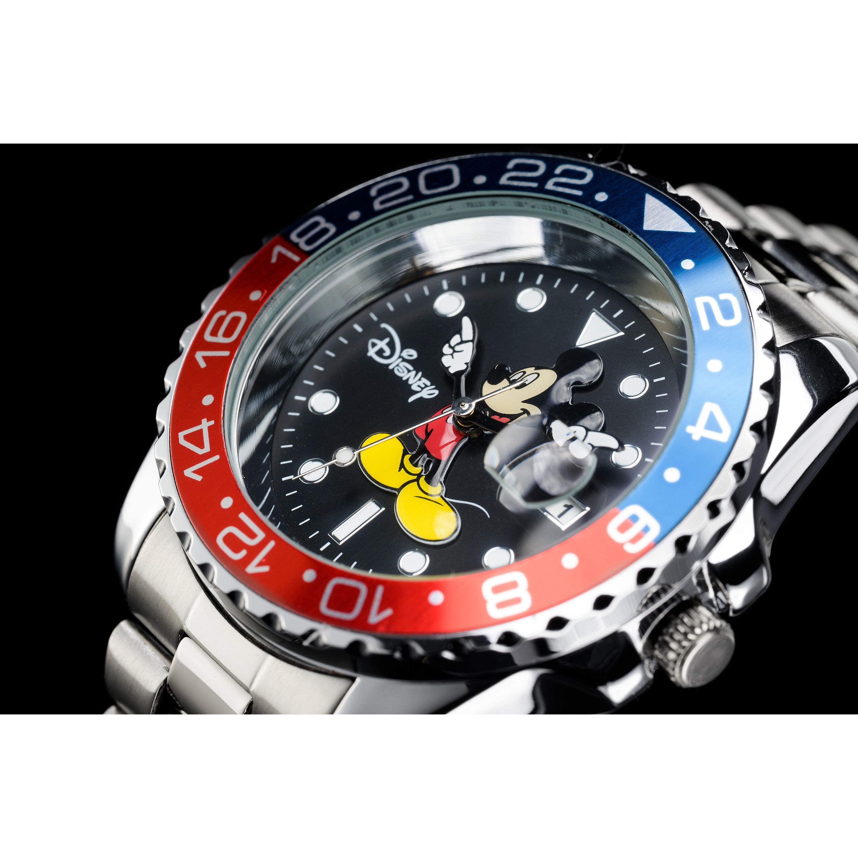 ANOTHER HEAVEN Часы Disney Микки Маус Винтажная Перевыпущенная Модель GMT Master Submariner (Пепси)
