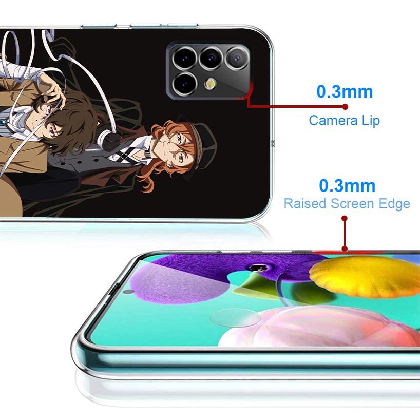 Bungo Stray Dogs Double Black Phone Case For Samsung Galaxy A17 A16 A15 A14 A13 A57 A56 A55 A54 A53 A37 A36 A35 A34 A33 A26 A25