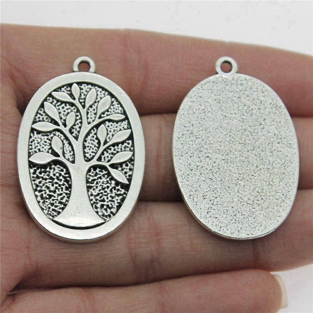 Charms Big Tree Of Life Pendants Wedding Jewelry Findings QC017