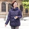 SNOWFLYING Women's Embroidered Hooded Duck Down Jacket