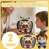 Plush Stuffed Animal Toy Soft Fabric Material Cartoon Character Design with Antenna Detail for Collectors and Display Purposes