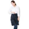 Lee Lck79004 Medium Denim Apron for Front Length Body Width Size Work, Hickory, 71cm, 70cm, 8/Navy