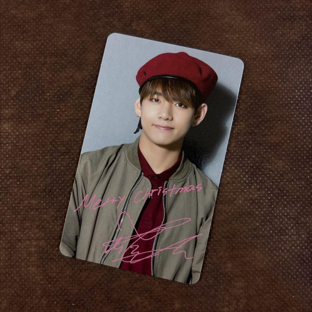 

[USED] BTS I NEED U Ponyca Christmas Trading Cards V Taehyung