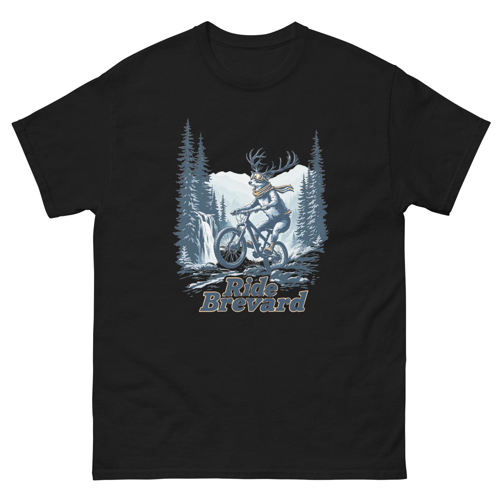 Ride Brevard White Tailed Deer Fun USA Bike Cycling Animal T-Shirt M